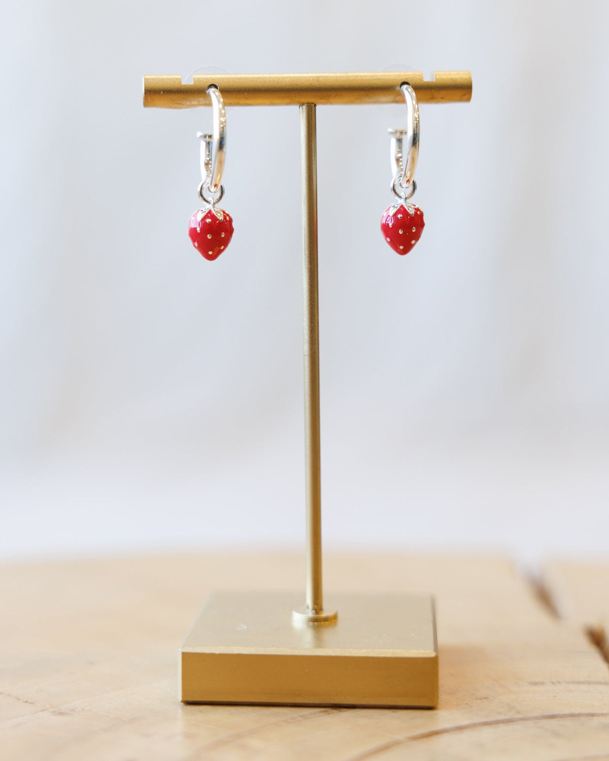 Silver Strawberry Fields Forever Earrings - Final Sale