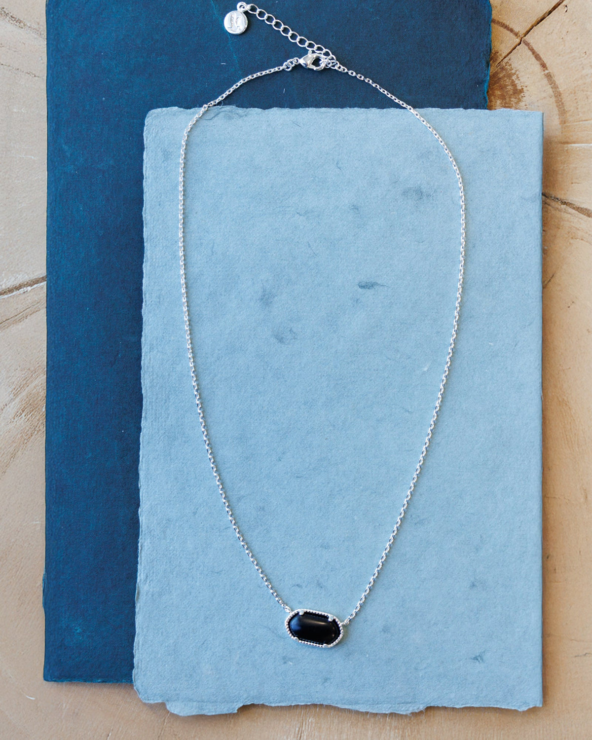 Silver Quartz Pendant Necklace - Final Sale