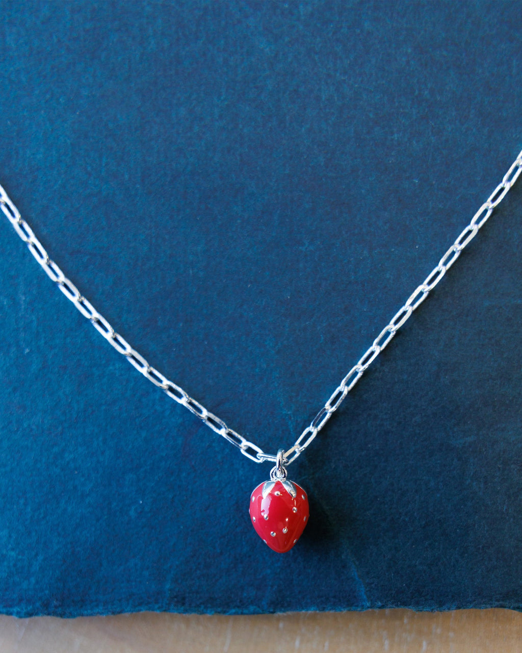 Silver Strawberry Fields Forever Necklace - Final Sale