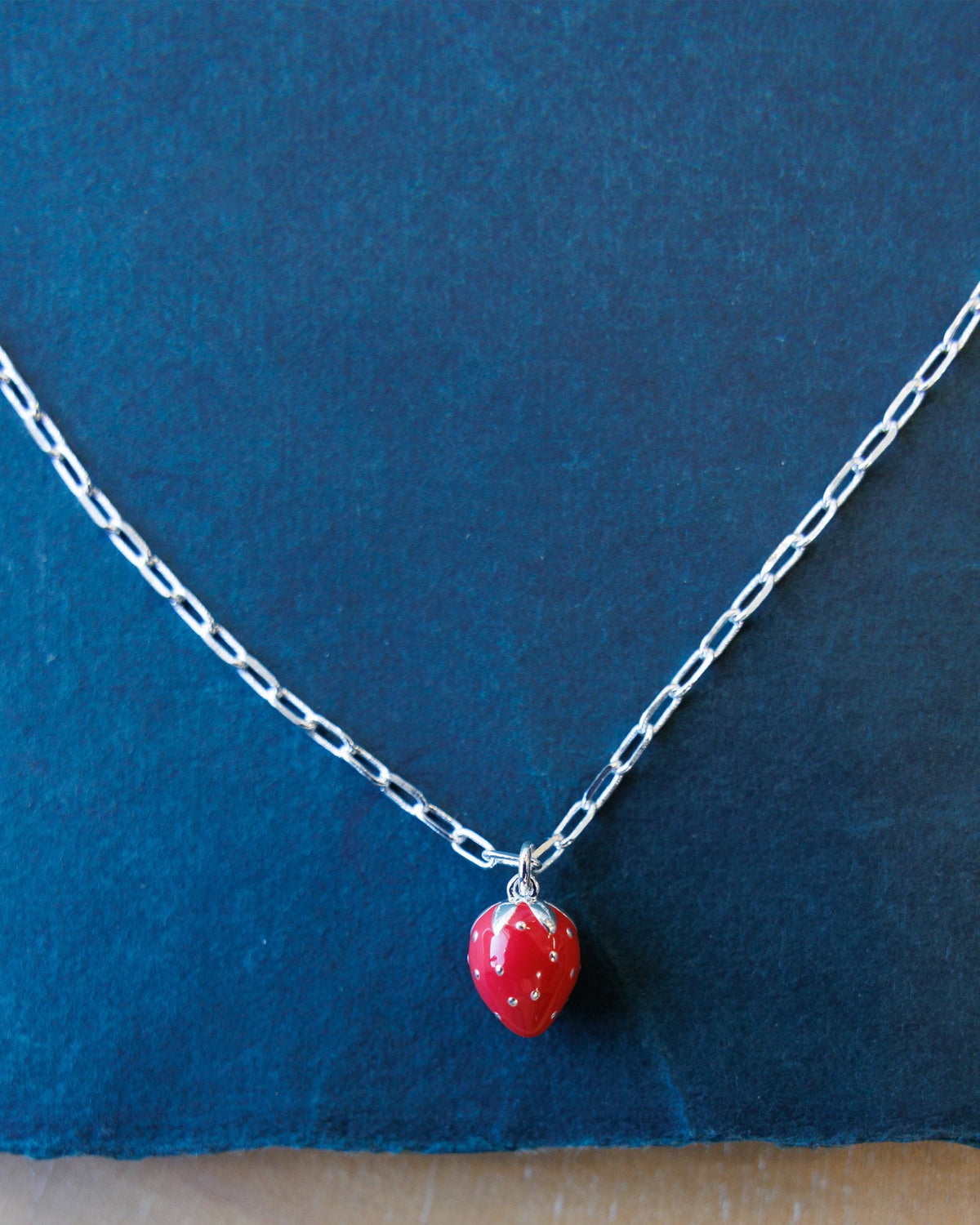 Silver Strawberry Fields Forever Necklace - Final Sale