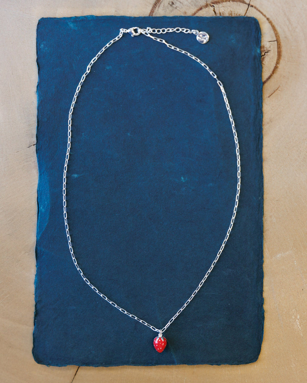 Silver Strawberry Fields Forever Necklace - Final Sale