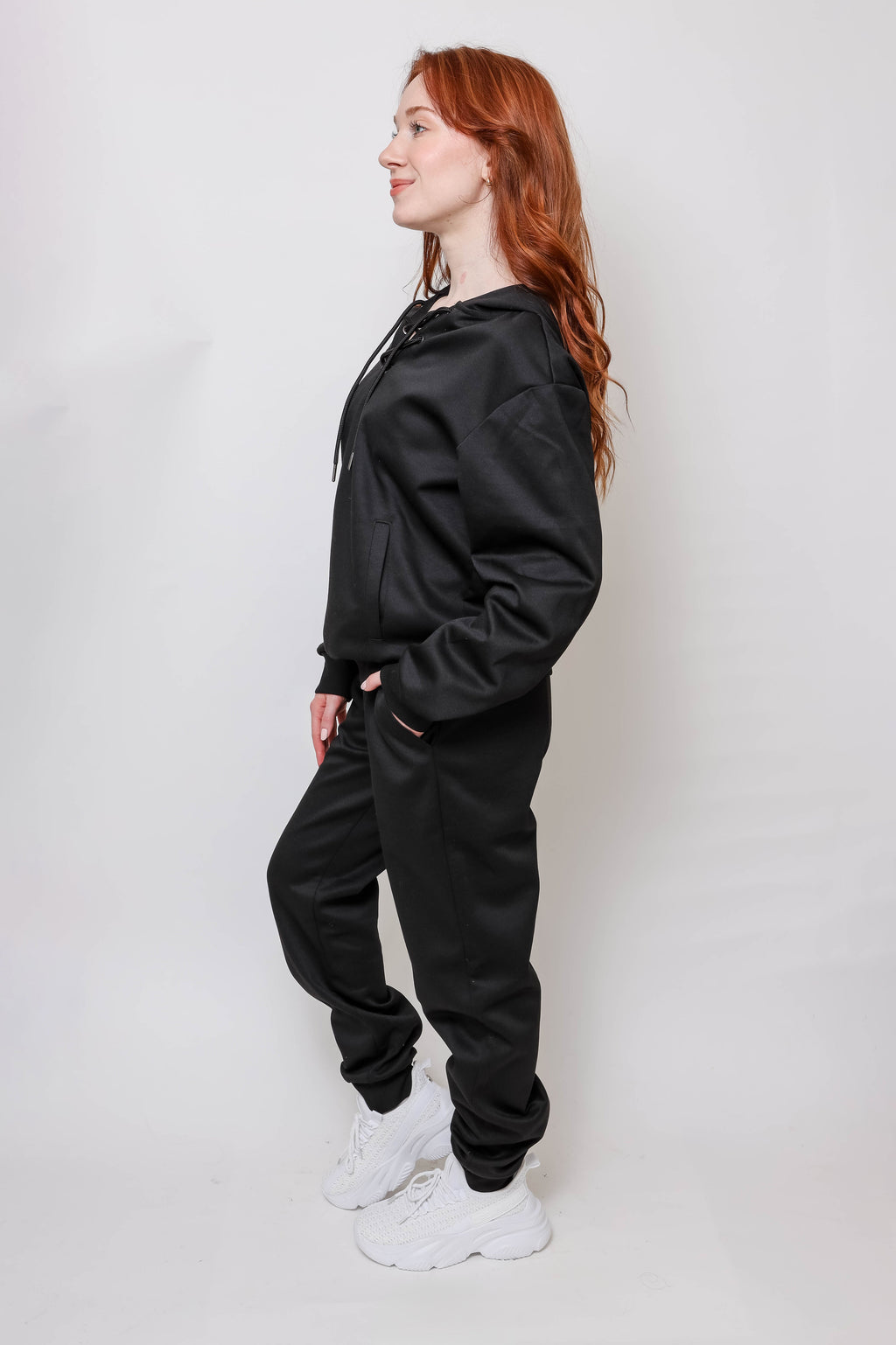 Women's Lace-Up Hoodie & Jogger UltraTech Set - Apparel 22