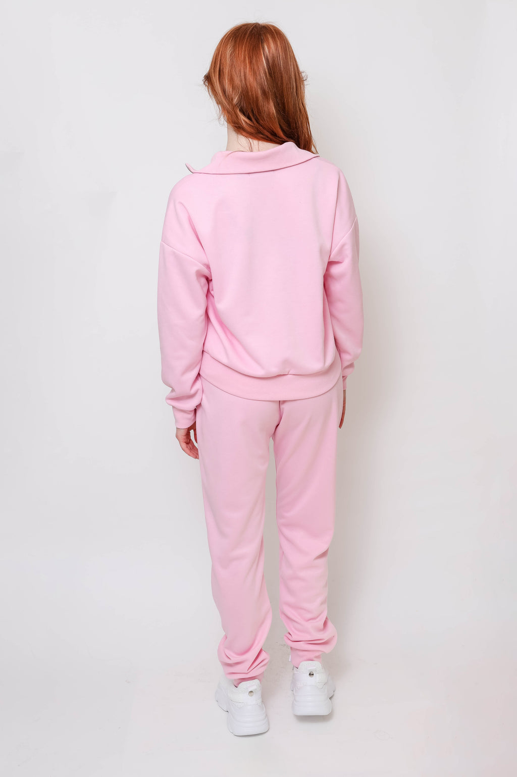Women's Quarter-Zip Pullover & Jogger Set - Apparel 22