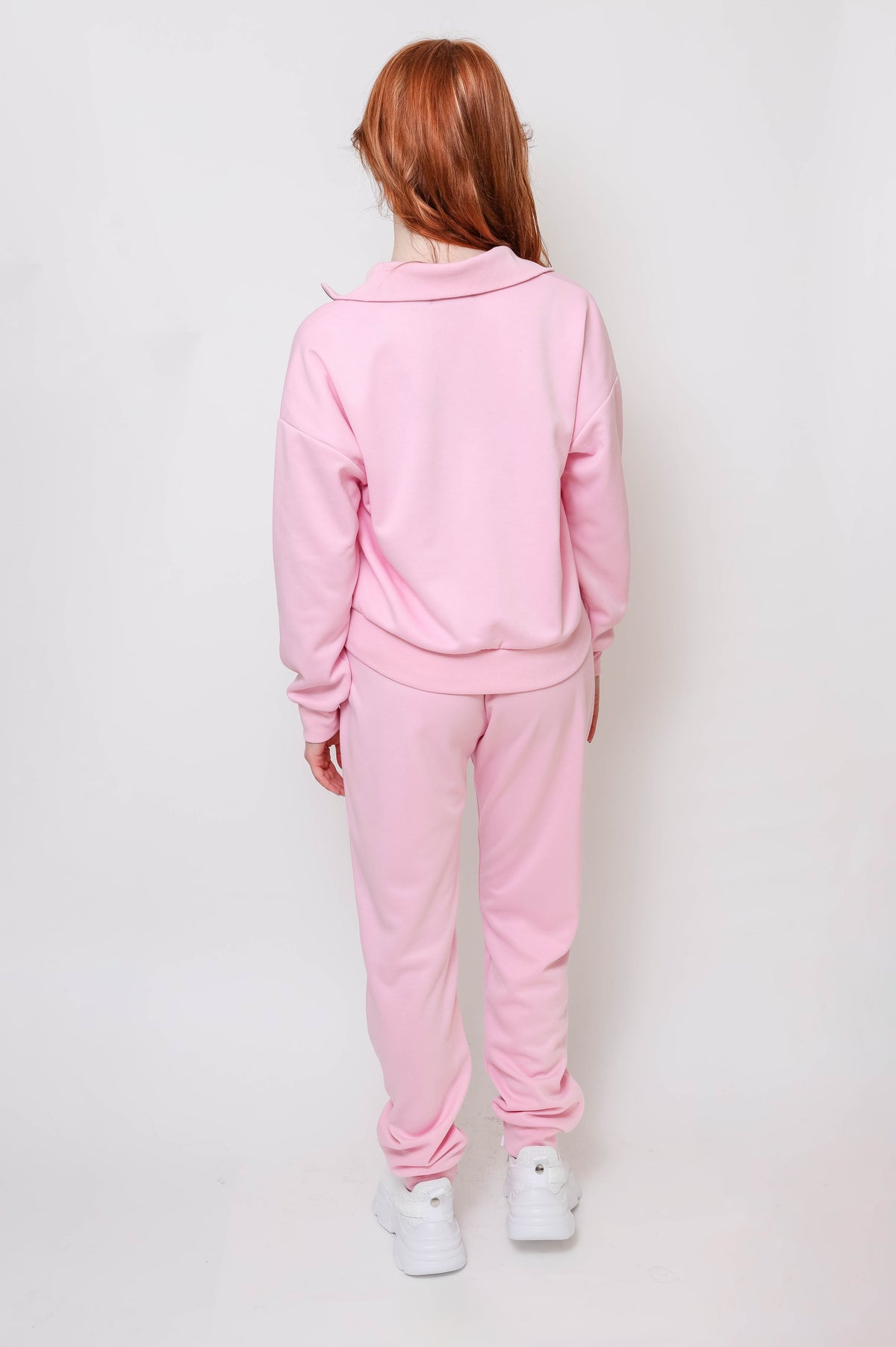 Women's Quarter-Zip Pullover & Jogger Set - Apparel 22