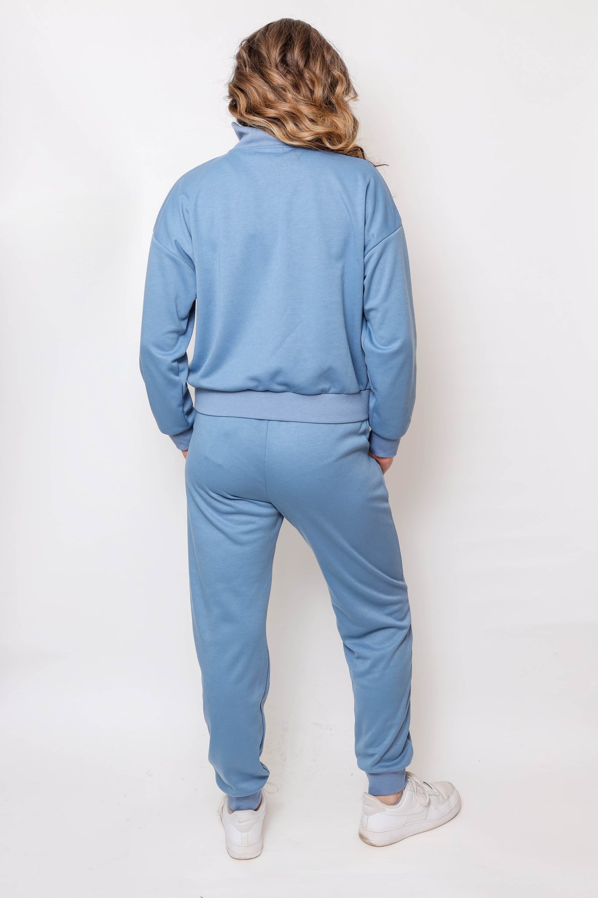 Women's Quarter-Zip Pullover & Jogger Set - Apparel 22