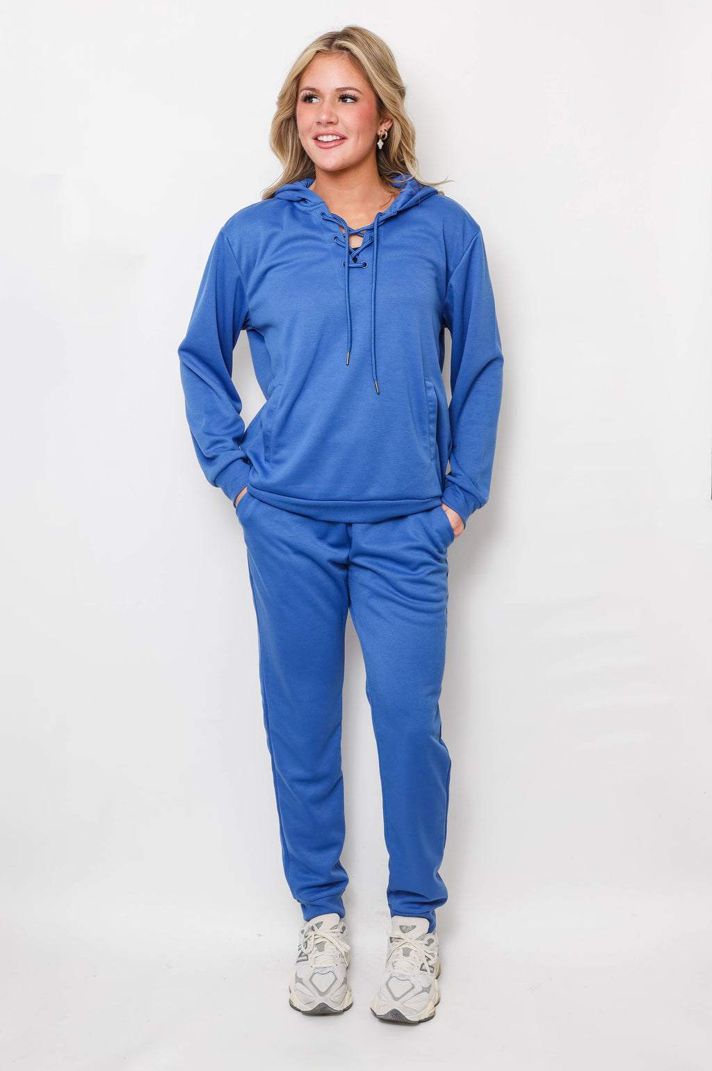 Women's Lace-Up Hoodie & Jogger UltraTech Set - Apparel 22