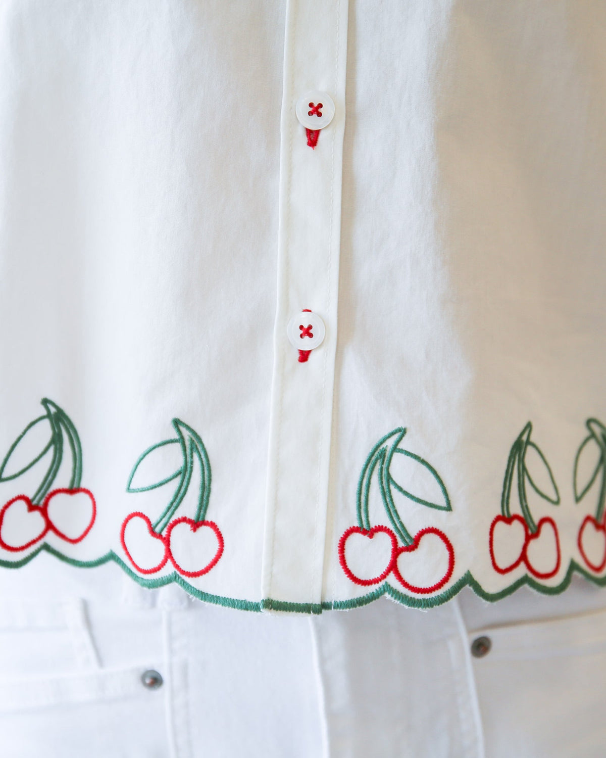 Cherry Cute Button Down - Final Sale