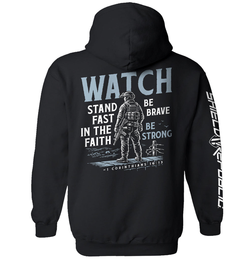 Watch Stand Fast in the Faith (Back Print)