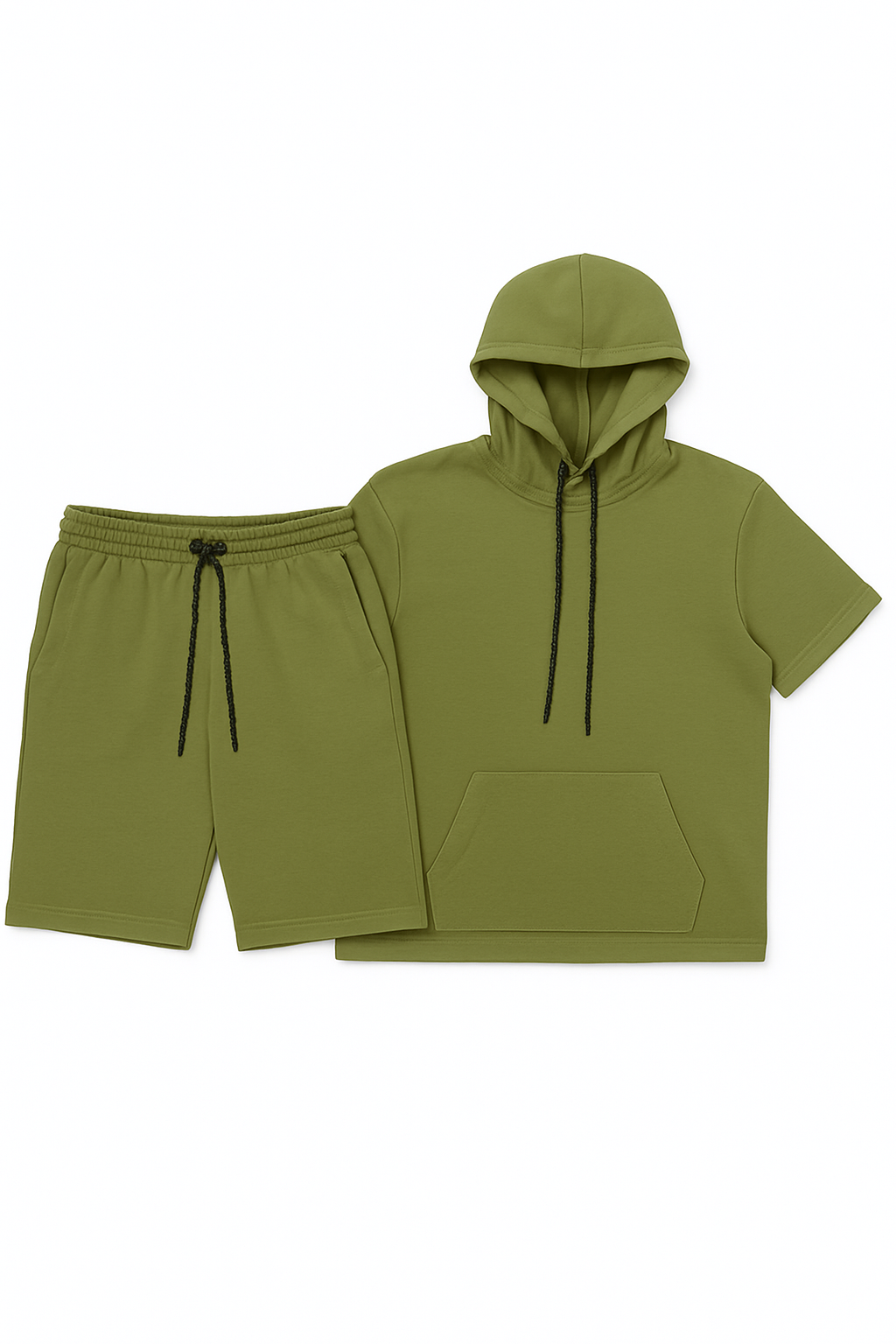 Men’s Core Short Sleeve Hoodie & Shorts Set - Apparel 22