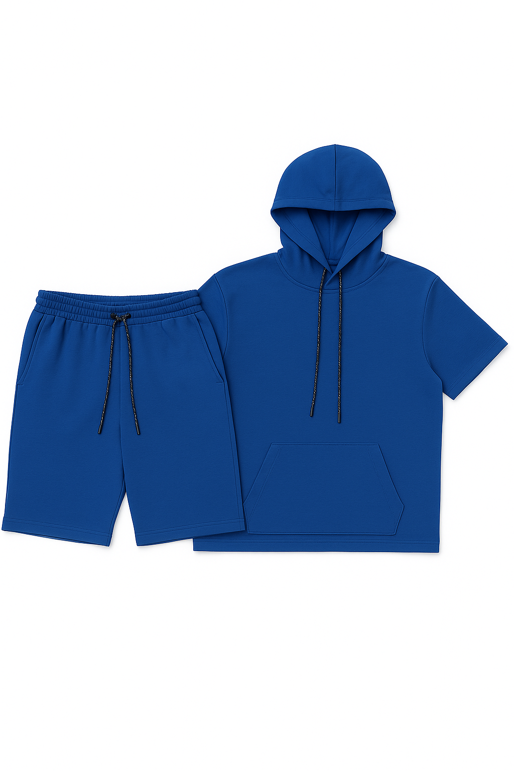 Men’s Core Short Sleeve Hoodie & Shorts Set - Apparel 22