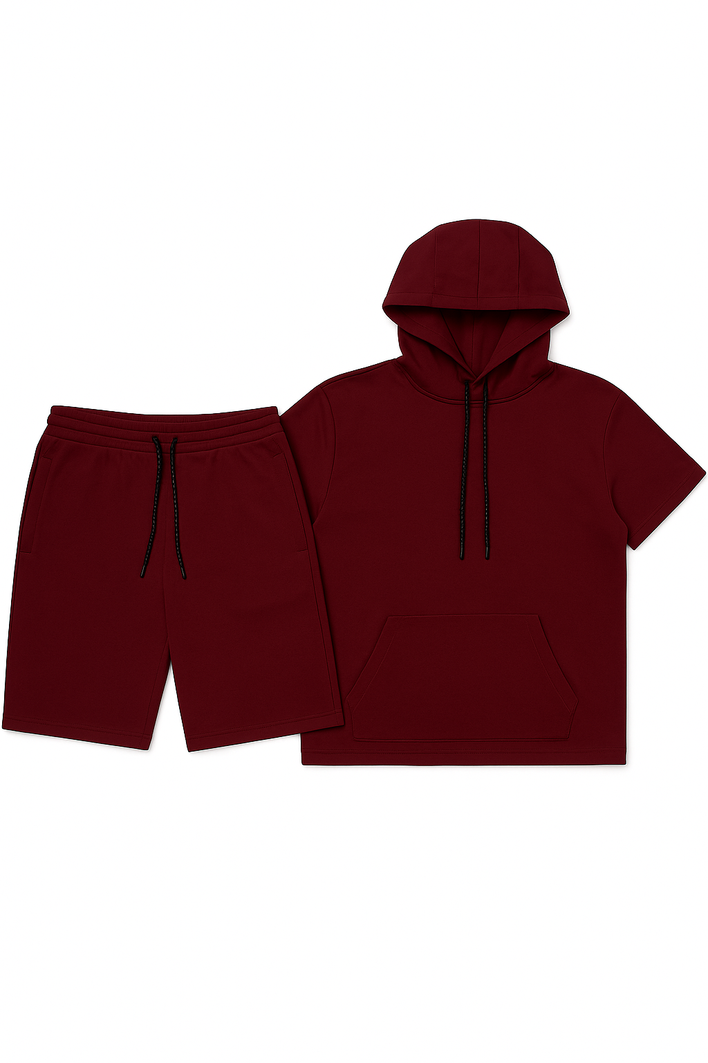 Men’s Core Short Sleeve Hoodie & Shorts Set - Apparel 22