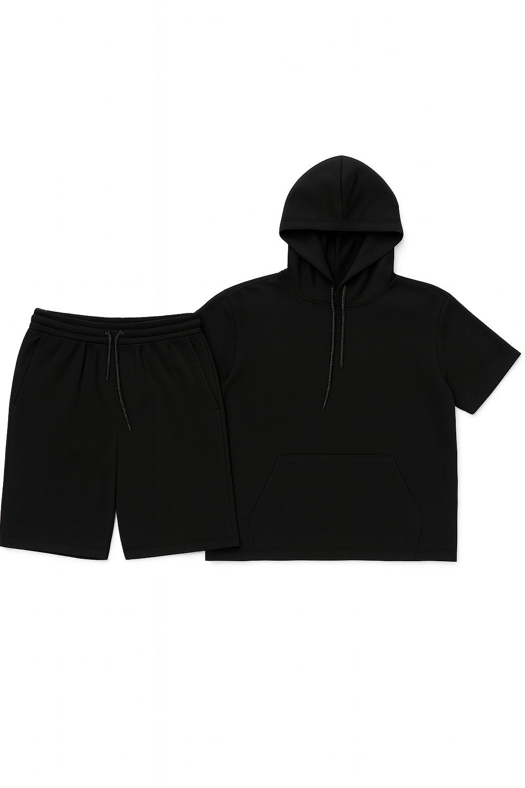 Men’s Core Short Sleeve Hoodie & Shorts Set - Apparel 22