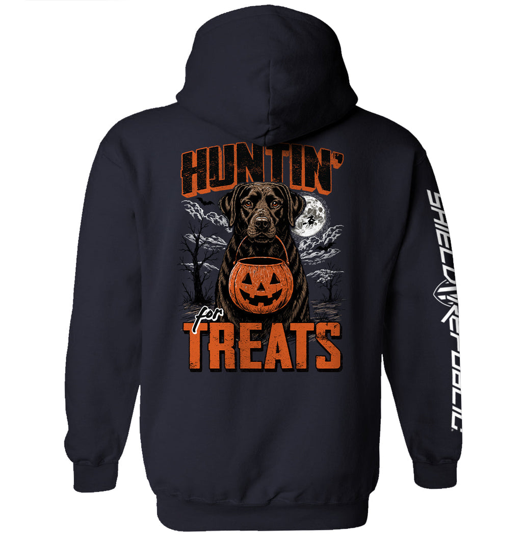 Huntin' For Treats Chocolate Lab