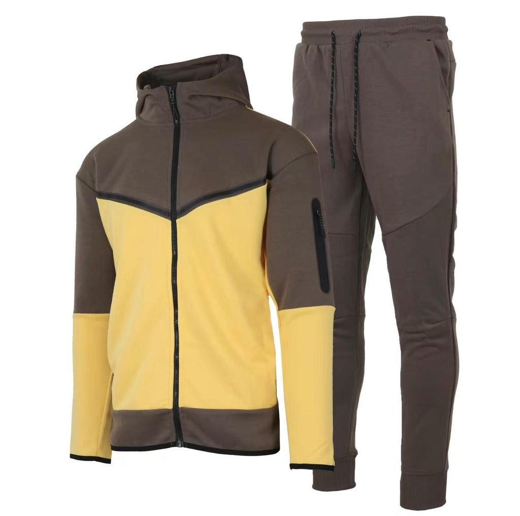 Men's Two-Tone UltraTech Fleece Athletic Tracksuit - Hoodie and Joggers - Apparel 22